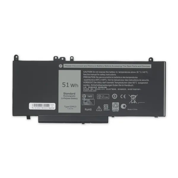 G5M10 Battery for Dell Latitude E5450 and E5550 Laptops