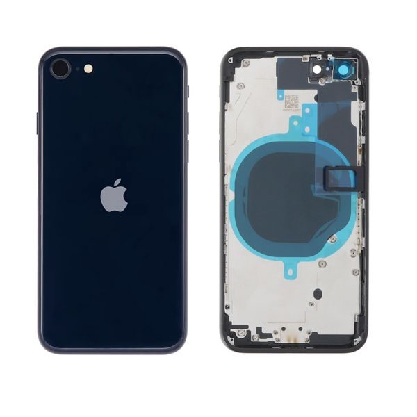 Zadný kryt batérie housing pre iPhone SE 2022 (temne atramentová)