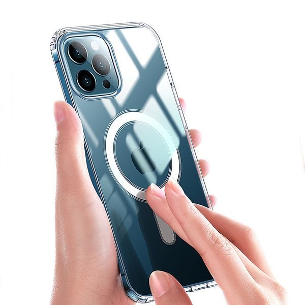 Ochranný kryt Apple iPhone 13 Pro obal transparentní včetně magnetu