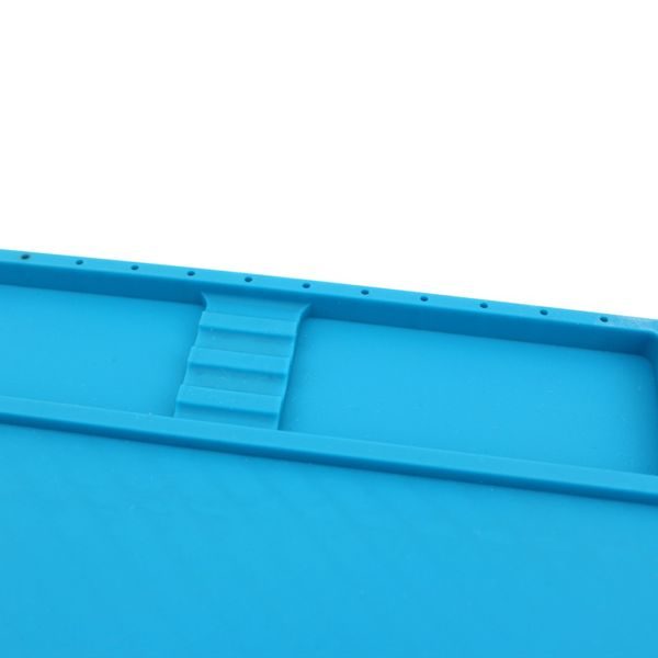 Blue Silicone Anti-Heat Mat with Magnetic Boxes