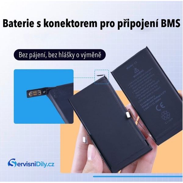 Baterie pro iPhone 14 Pro (s konektorem pro BMS)