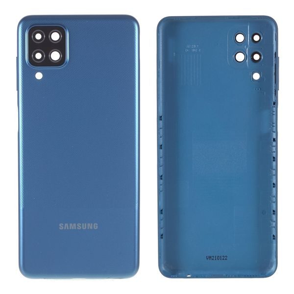 Samsung Galaxy A12 zadní kryt baterie modrý včetně krytky čočky fotoaparátu A125F