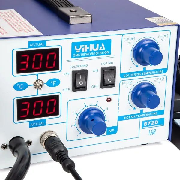 Horkovzdušná pájecí stanice YIHUA 872D (700W 100-480°C)