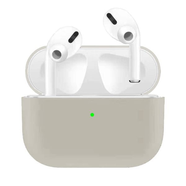 Apple Airpods Pro ochranný kryt silikonový obal na beztrádová sluchátka šedý