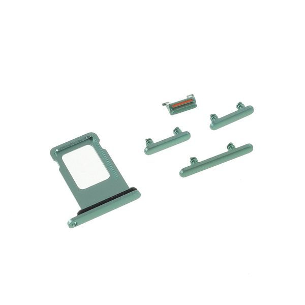 Zadní kryt baterie Apple iPhone 11 zelený včetně středního rámečku