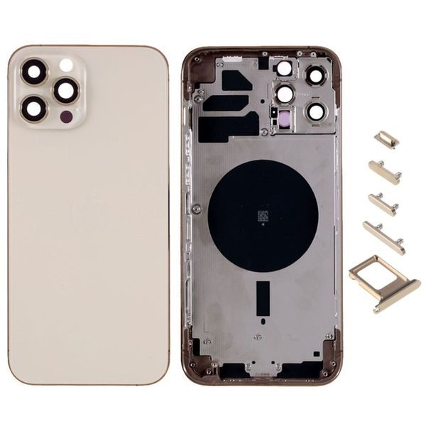 Zadní kryt baterie Apple iPhone 12 Pro Max včetně rámečku housing zlatý
