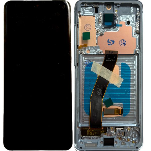 Samsung Galaxy S20 G980 LCD displej dotykové sklo (A+ OLED včetně rámečku) Cloud Blue