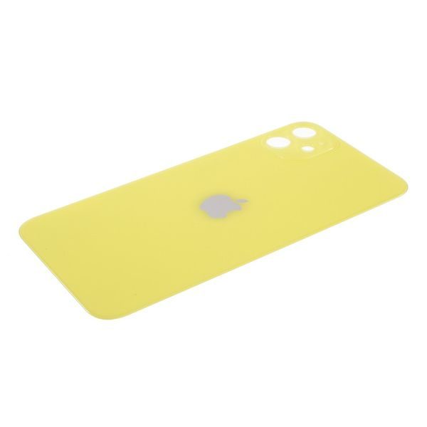 Apple iPhone 11 zadní kryt baterie žlutý s větším otvorem pro kameru