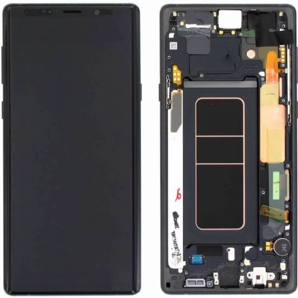Samsung Galaxy Note 9 LCD AMOLED displej Originál vrátane rámčeka N960 (Service Pack) Čierny