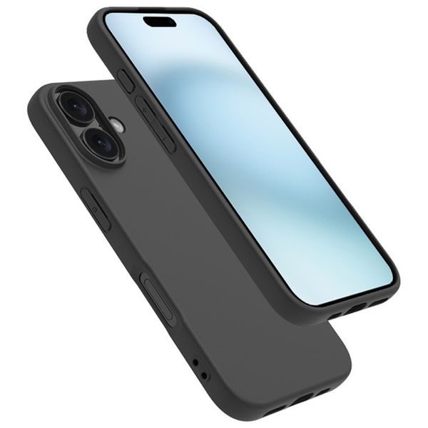Pouzdro pro iPhone 16 – matné měkké TPU pouzdro odolné proti otiskům prstů