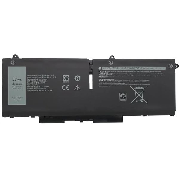 FK0VR Battery for Dell Latitude 5330, 5430 and 5530 Laptops