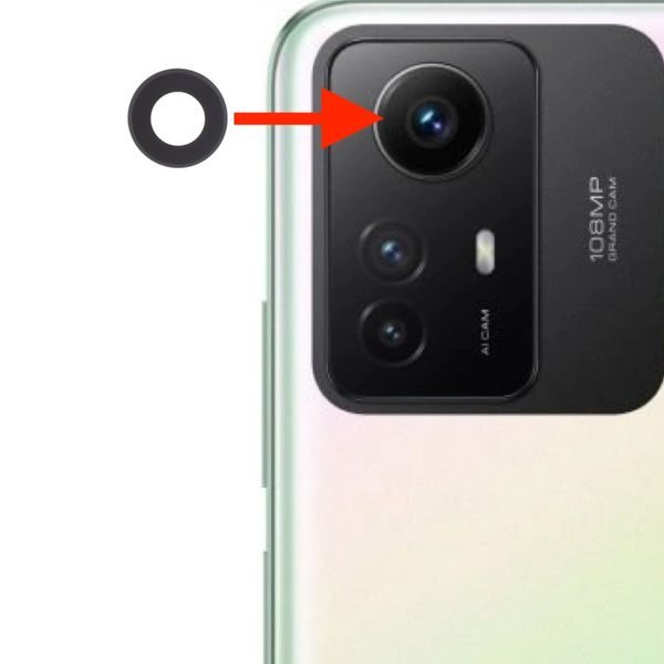 Xiaomi Redmi Note 12S krytka čočky fotoaparátu (na hlavní kameru)
