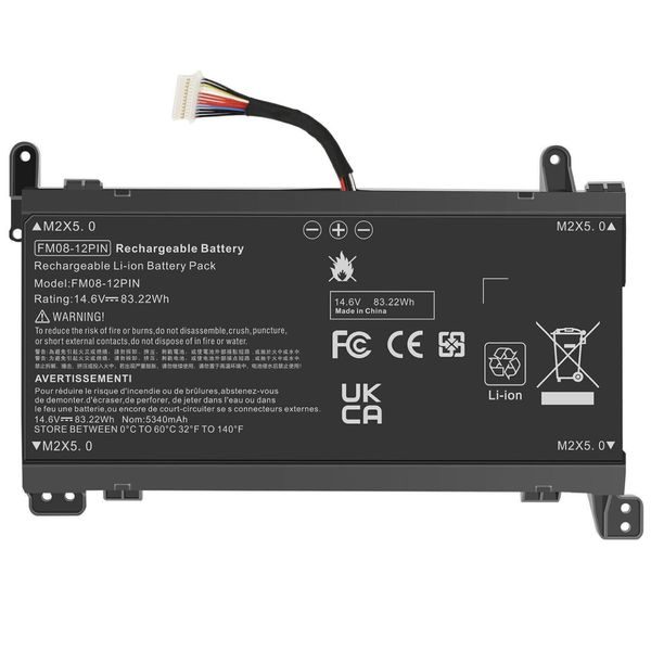 FM08 12PIN Battery for HP Omen 17-an101TX Laptops