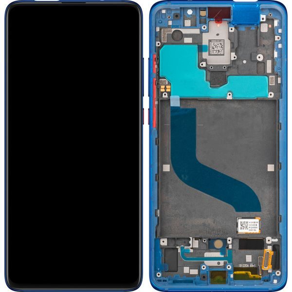 Xiaomi Mi 9T / Mi 9T Pro LCD displej dotykové sklo včetně rámečku (Service Pack) dark blue