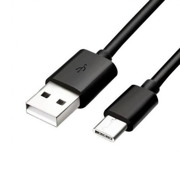 USB-A to USB-C Cable 1.5m Black