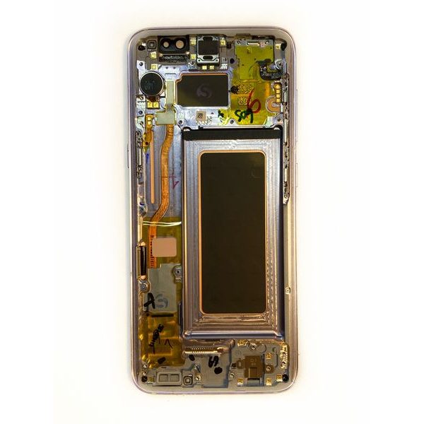 Samsung Galaxy S8 LCD OLED displej kvalita třídy D G950 včetně rámečku fialový