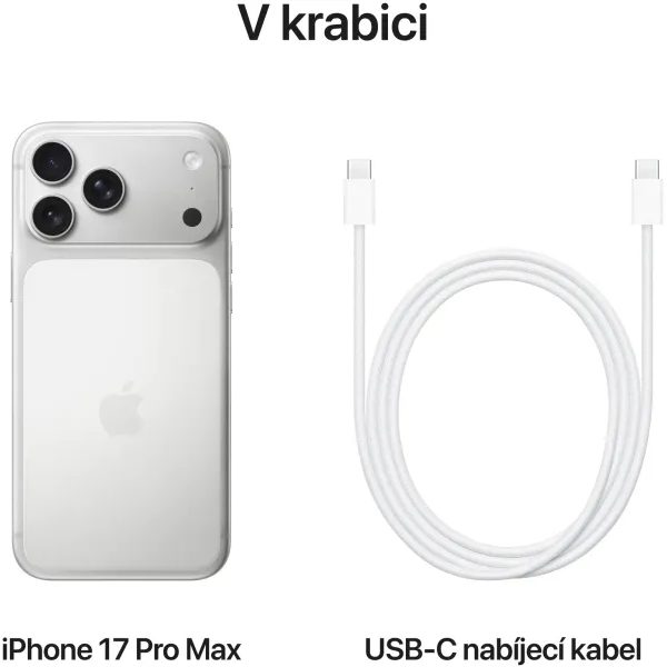 Apple iPhone 17 Pro Max 256GB (eSIM) – Silver