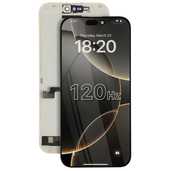 LCD displej iPhone 16 Pro Max + dotykové sklo (120 Hz FHD Soft-OLED REPART ULTRA)