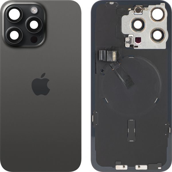 Zadní kryt baterie iPhone 15 Pro Max (originální PULL) Černý Titan