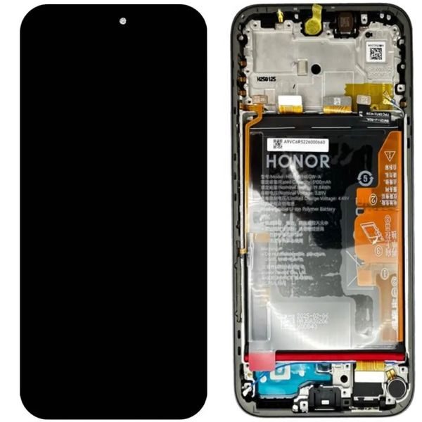 Honor 400 Lite LCD Display Touch Glass + Battery Original (Service Pack) Velvet Black