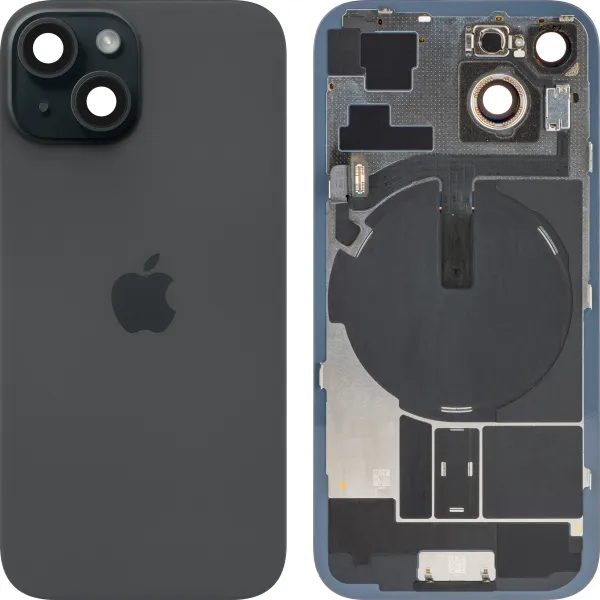 Zadný kryt batérie iPhone 15 (originálny PULL) čierny