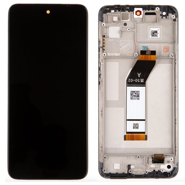 Xiaomi Redmi 10 LCD displej dotykové sklo včetně rámečku Tarnish (Service Pack)