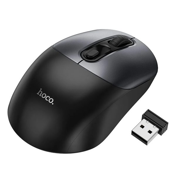 Wireless Mouse Hoco GM28, 1600 DPI, Grey