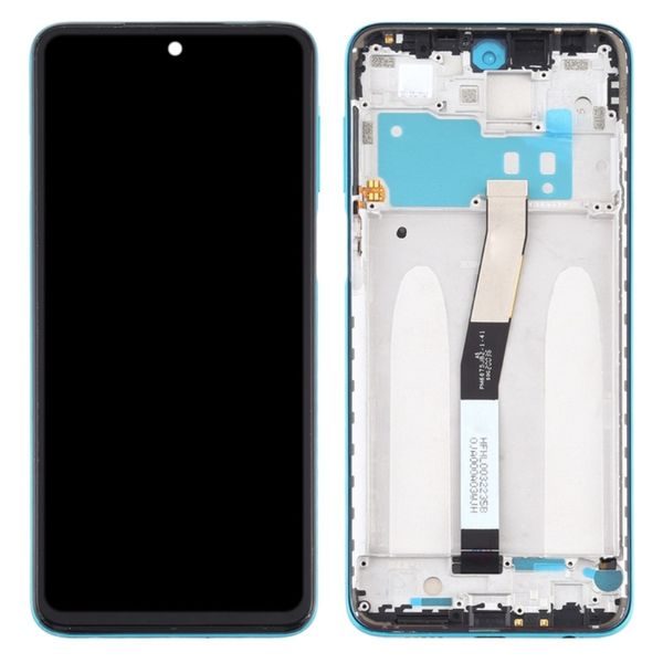 Xiaomi Redmi Note 9S / Note 9 Pro LCD displej dotykové sklo včetně rámečku modrý