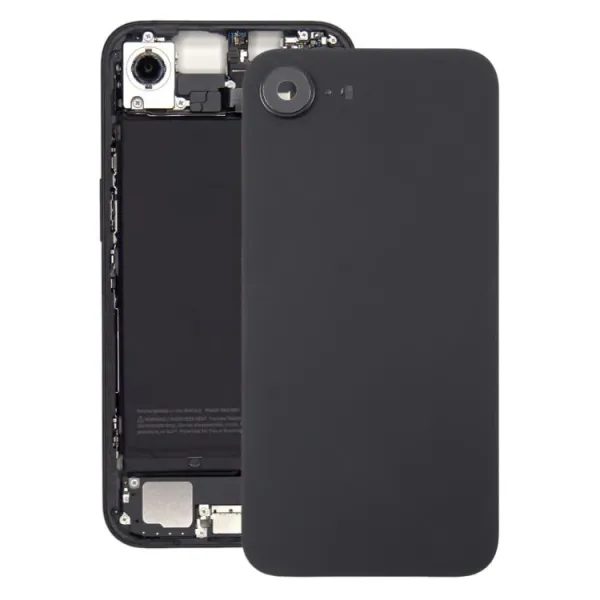 Rear Battery Cover for iPhone 16e (Black)