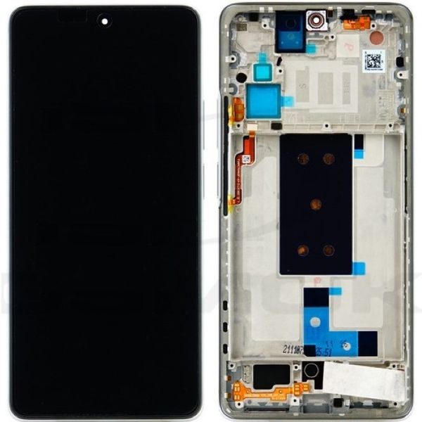 Xiaomi 11T / Poco F4 GT (2022) LCD touch screen digitizer with frame (Service Pack) silver