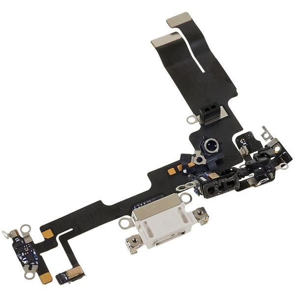 Flex konektor iPhone 14 nabíjení port bílý mikrofon OEM