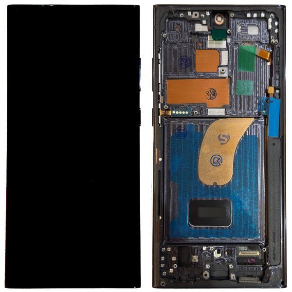 Samsung Galaxy S23 Ultra S918B LCD displej dotykové sklo (1:1 OLED včetně rámečku) Black