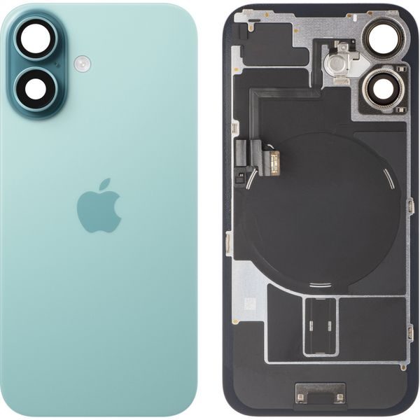 Zadní kryt baterie iPhone 16 (originální PULL) Modrozelený