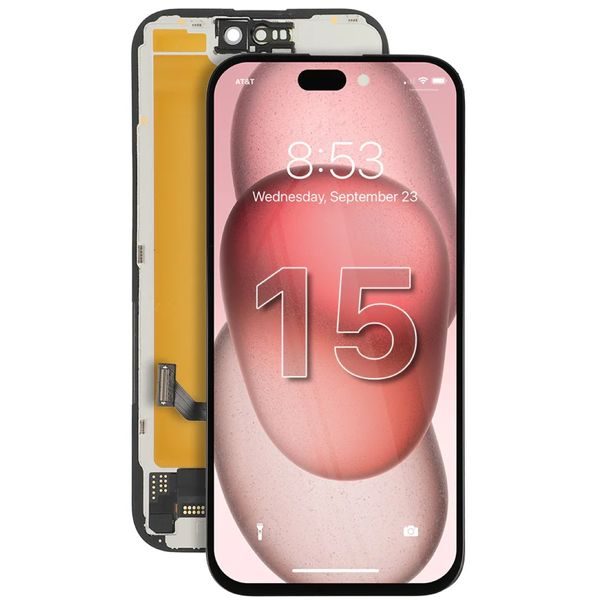 iPhone 15 LCD Display Touchscreen Glass (REPART Hard OLED)