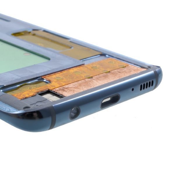 Samsung Galaxy S8 středový rámeček telefonu modrý G950