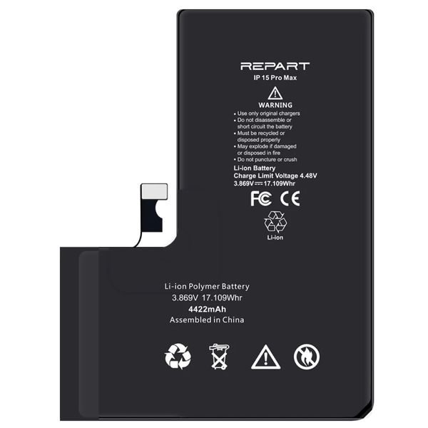 REPART Battery for iPhone 15 Pro Max