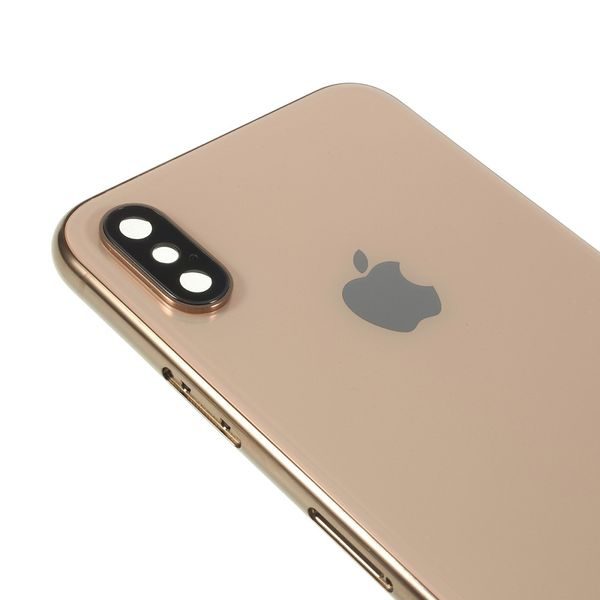 Apple iPhone XS zadní kryt baterie zlatý včetně středového rámečku telefonu