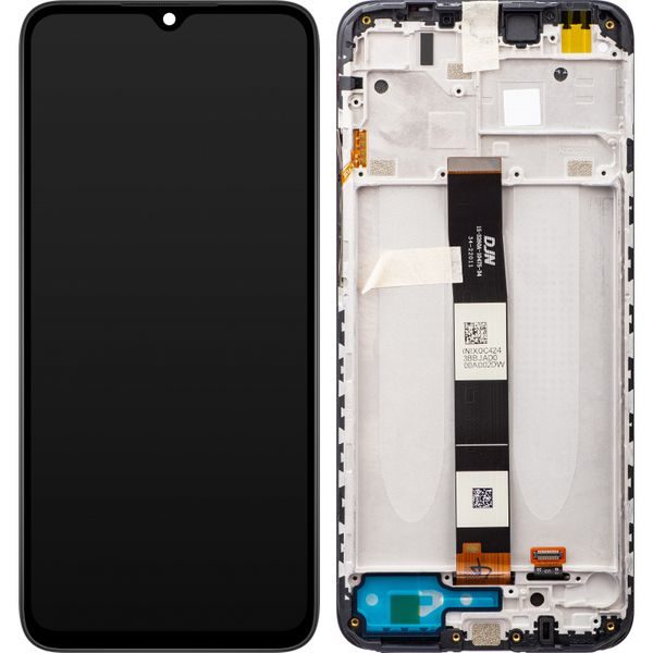 Xiaomi Redmi 10A LCD displej dotykové sklo včetně rámečku (Service Pack)
