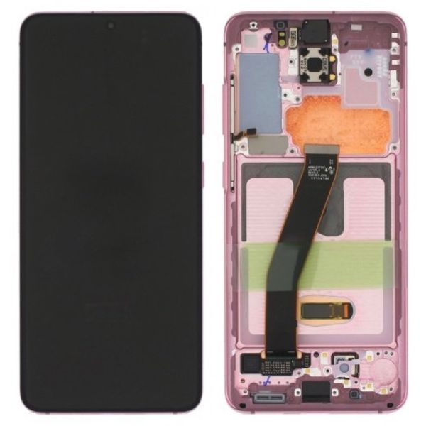 Samsung Galaxy S20 G980/G981 LCD displej dotykové sklo originální (Service Pack) Cloud Pink