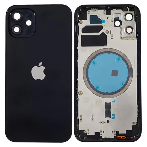 Rear Battery Cover Housing for iPhone 12 (Black)