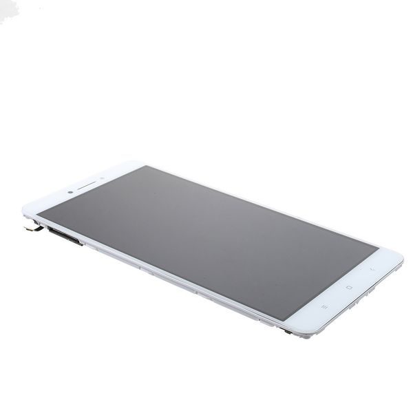 Xiaomi Mi Max LCD displej dotykové sklo bílé + střední kryt rámeček