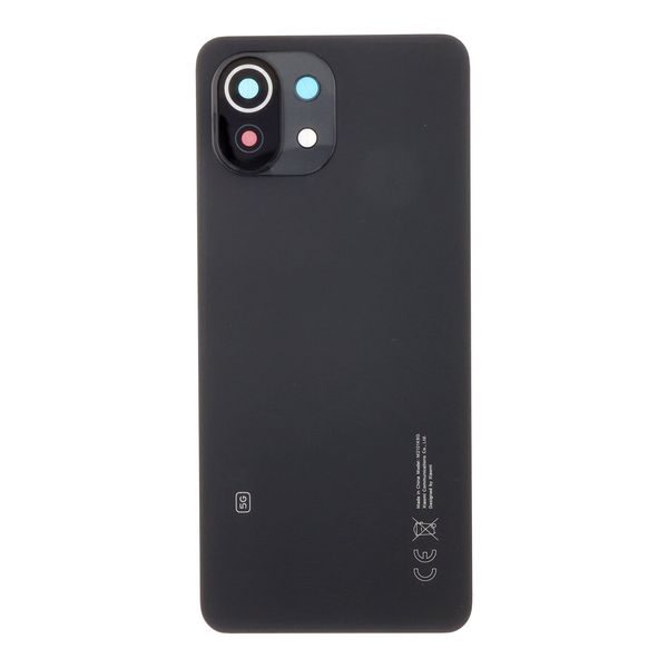 Xiaomi Mi 11 Lite 5G zadní kryt baterie včetně čočky fotoaparátu Černý