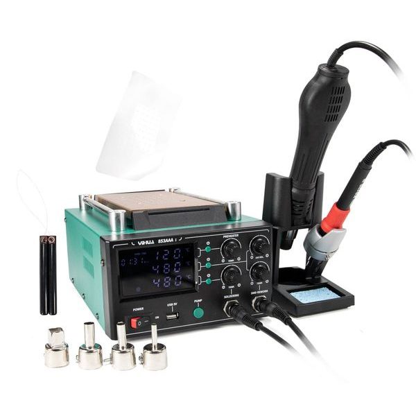 Horkovzdušná pájecí stanice YIHUA 853AAA-I 3v1 1240W