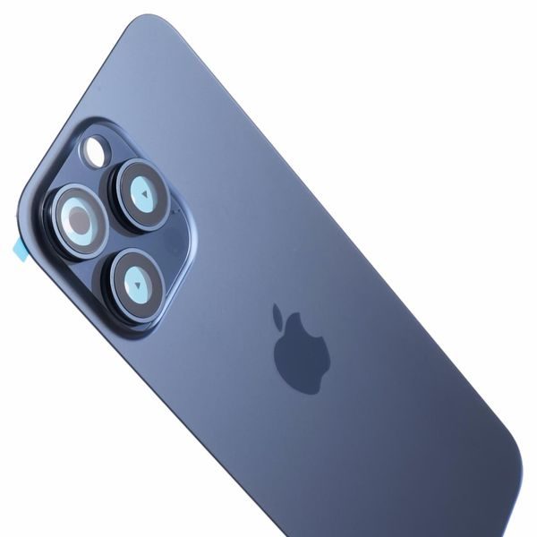 Zadní kryt baterie pro iPhone 15 Pro Max (modrý titan)