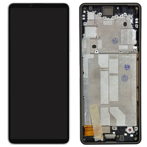 Sony Xperia 10 VI LCD Display Touchscreen Glass (OLED with Frame) Black