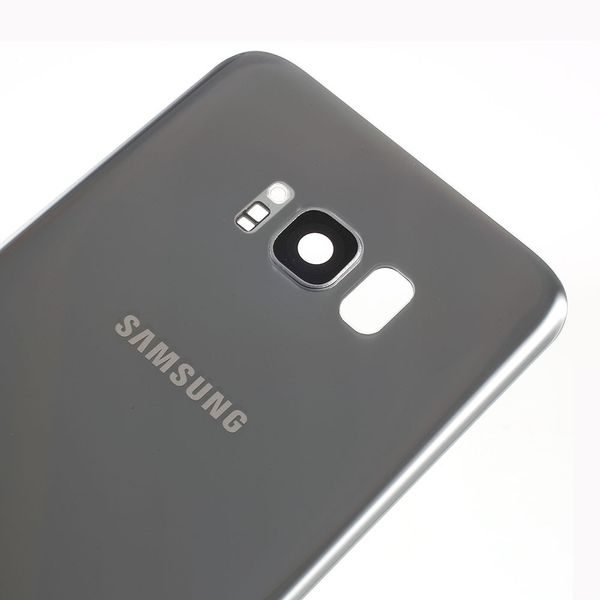 Samsung Galaxy S8 Plus zadní kryt baterie osazený včetně krytky fotoaparátu stříbrný G955F