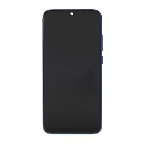 Xiaomi Redmi Note 7 LCD touch screen digitizer with frame Blue (Service Pack)