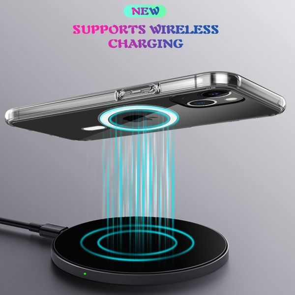 Apple iPhone 13 Protective Case Transparent with Magnets