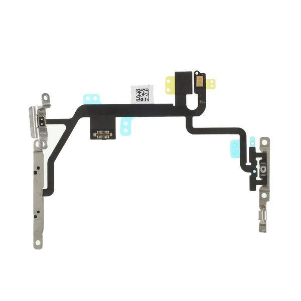 Apple iPhone 8 Power ON/OFF and Volume Button Flex Cable with Metal Plate