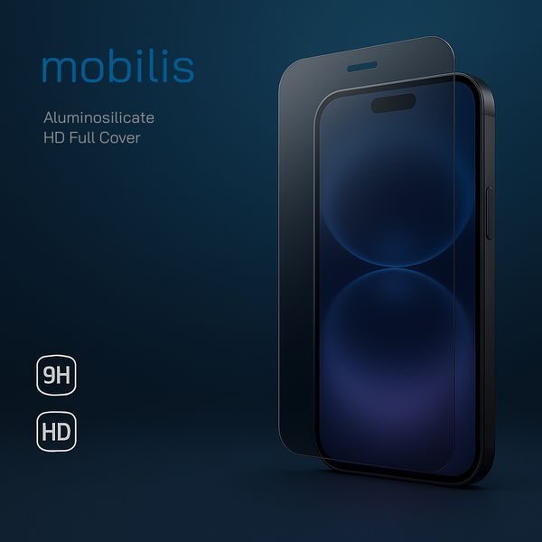 Mobilis Full Cover HD Glass Tempered Screen Protector for iPhone 17 Pro